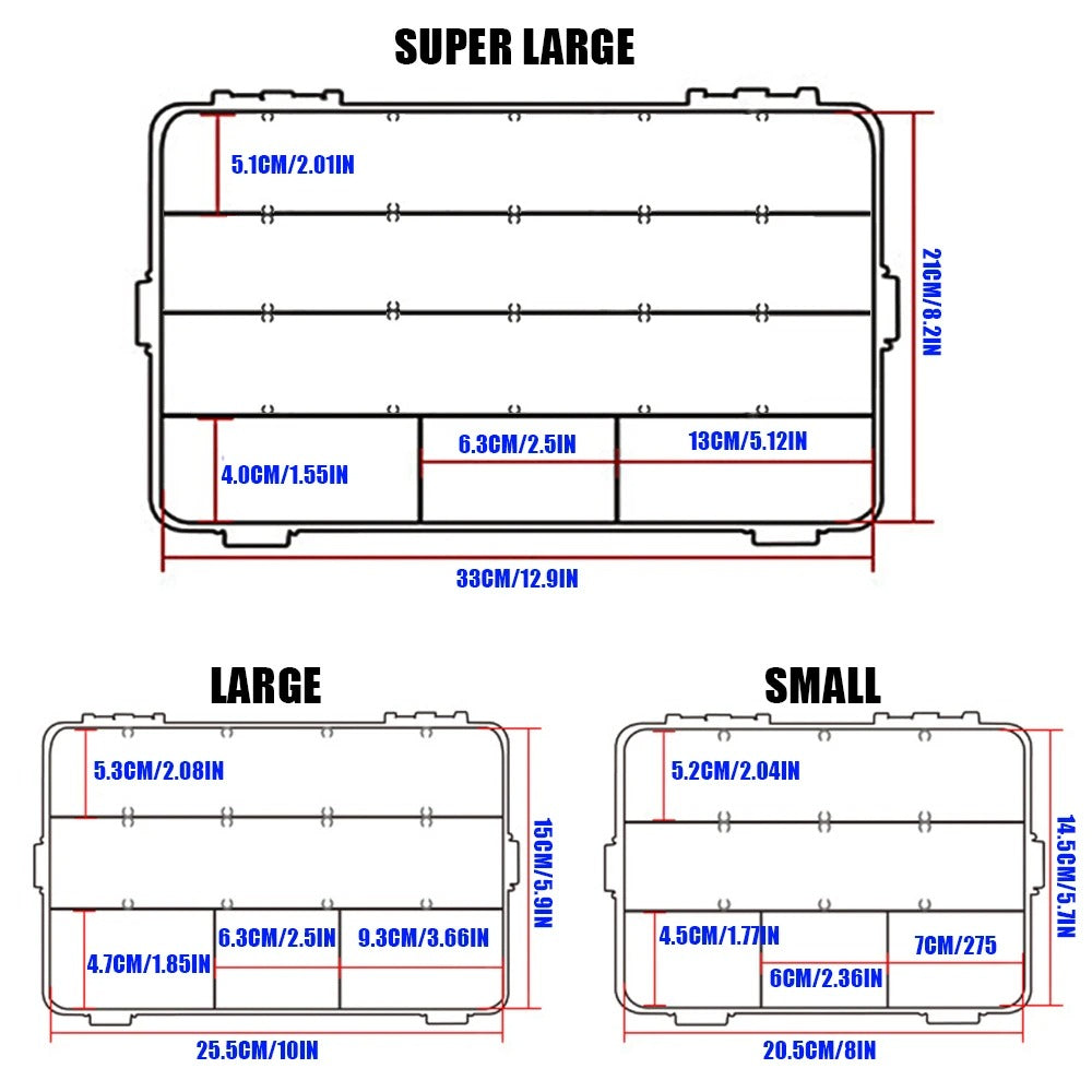 Waterproof Lure Storage Tackle Box