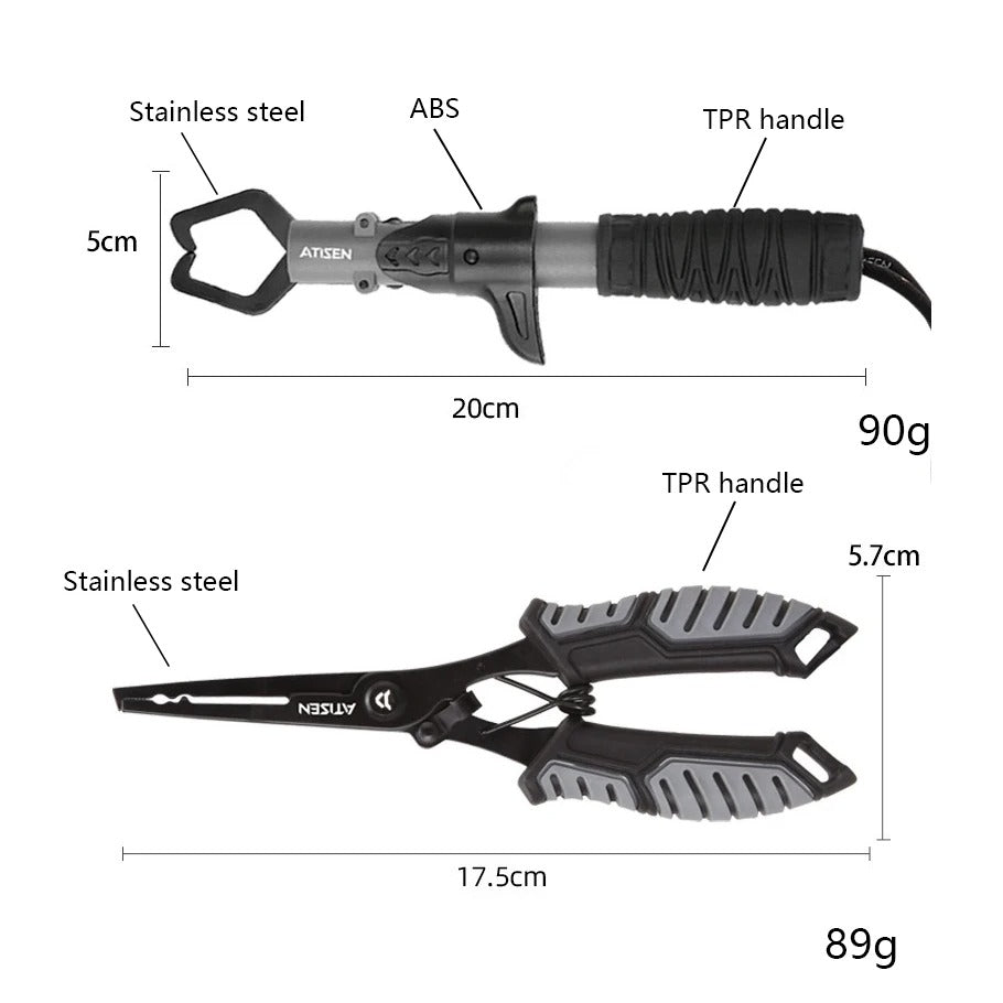 Fishing Pliers + Small Fish Grips